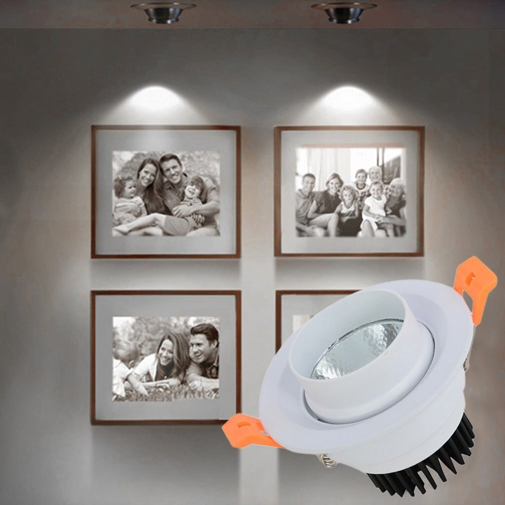 Led Downlight Verstelbare Hoek Plafondlamp Spot Light Ronde Led-paneel Licht Opbouw Muur Kast Display Hotel Lampen