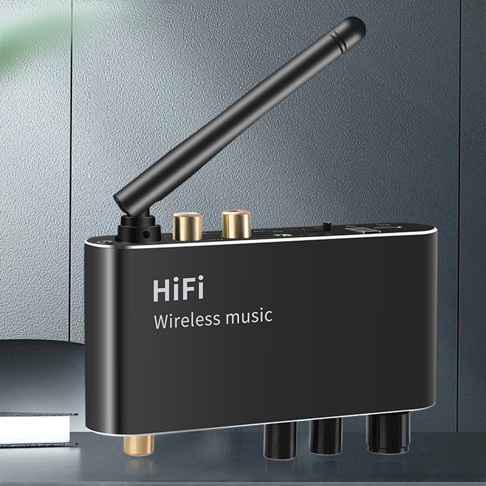 Optischer koaxialer Audio-Decodierung konverter U-Disk 3,5mm Aux RCA Bluetooth-kompatibler WLAN-Adapter: Default Title