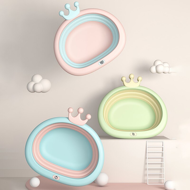 Bañera plegable para bebé recién nacido, bañeras para Baby Shower, lavado de cuerpo, portátil, plegable, lavable, respetuoso con el medio ambiente