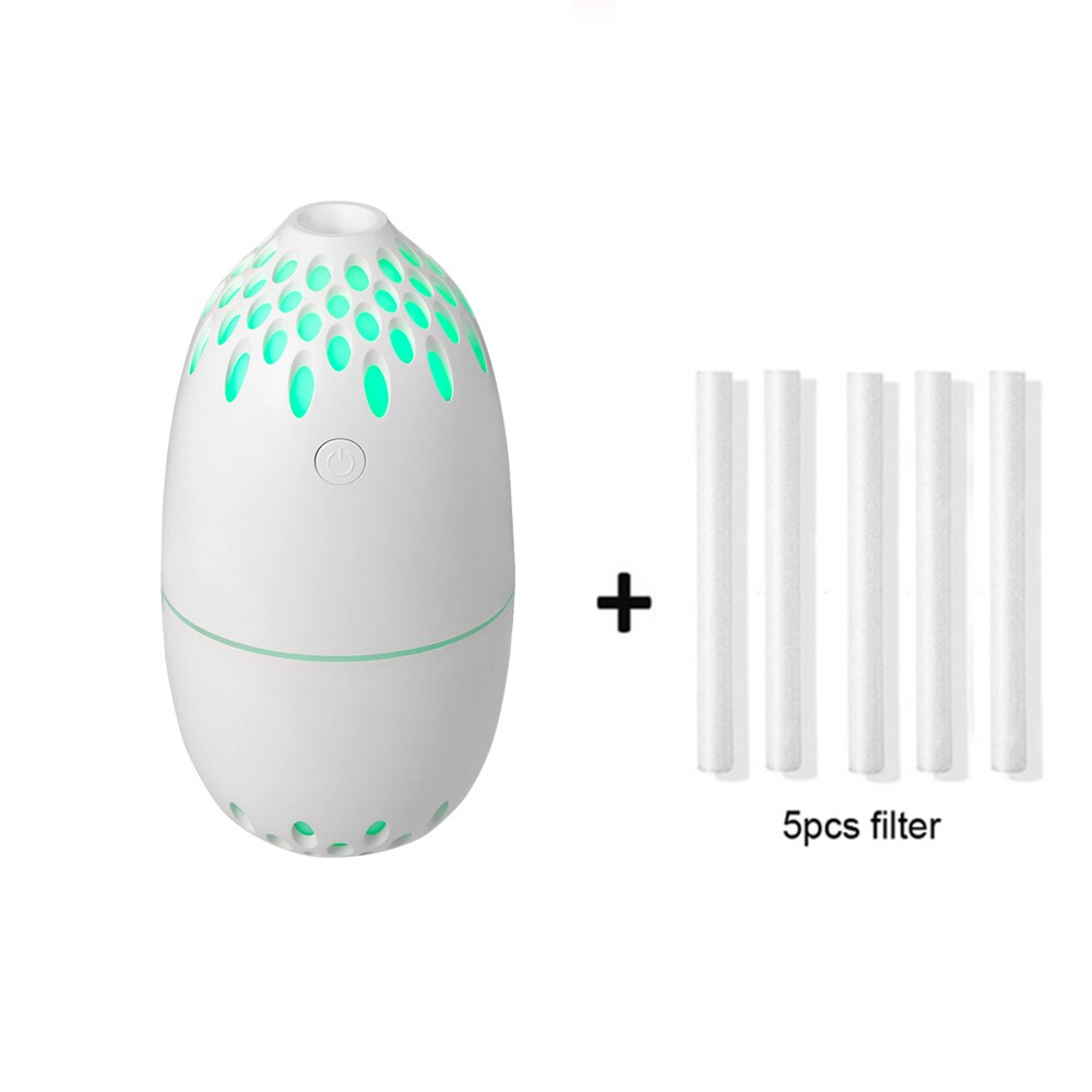 250ML USB Air Humidifier Home Aroma Oil Diffuser Mini Mist Maker With Night Light Mute Portable Essential Oil Diffuser: B