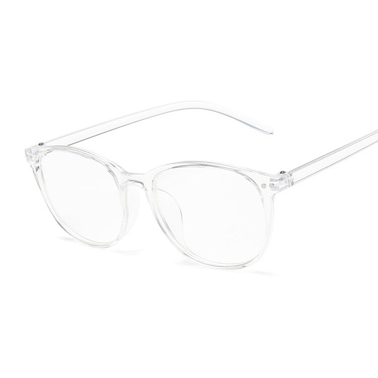 Retro miesten läpinäkyvät lasit kirkkaat linssit pc comotuer -neliön silmälasikehykset naisille, jotka lukevat silmälaseja miesten silmälasit: Läpinäkyvä