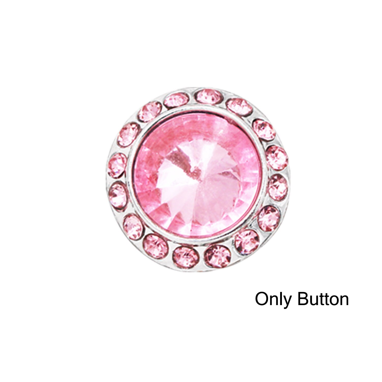 Id-clip, drukknoop voor badgehouder, lanyard, ketting, sieradenbedels, hanger, clip, kantoor-id-houder: Z31