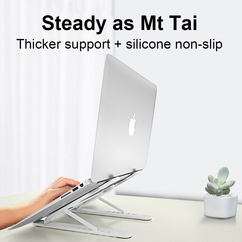 Adjustable Laptop Stand Holder Portable Notebook Base Support Stand For Macbook PC Laptop Computer Stand Riser Cooling Bracket