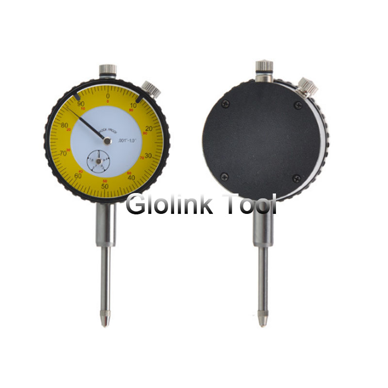 0-1&quot; Dial Indicator Inch Dial Gauge Indicator Precision Dial Gauge Test Indicator Lever Scale Meter Measuring Tool