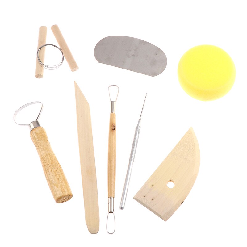 8Pcs/set Pottery DIY Tool Kit Clay Making Ceramics Tools Artwork