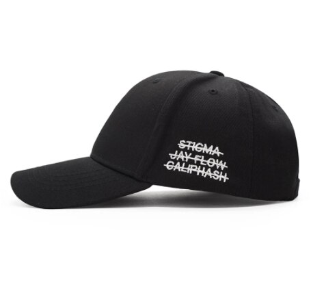 Gorra de béisbol con cinturón cruzado para hombre y mujer, gorro con bordado de letras, Snapback, informal, de algodón, con visera cruzada, color negro, nueva