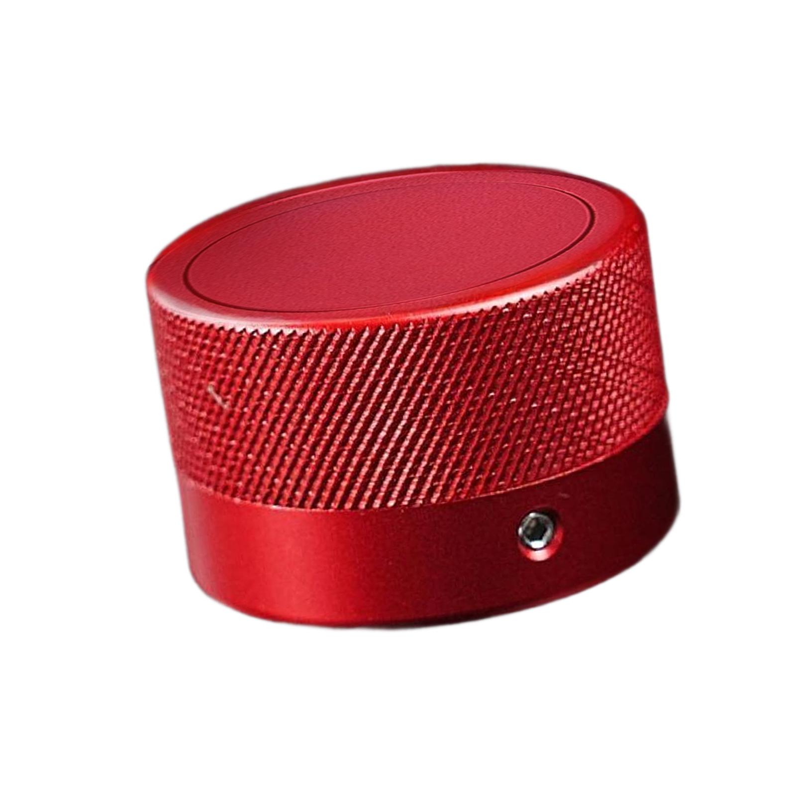 Soporte de tiza para taco de billar, caja de tiza para taco de billar, herramienta de billar, tapa atornillada redonda pequeña de 1,36 pulgadas x 0,89 pulgadas: Rojo