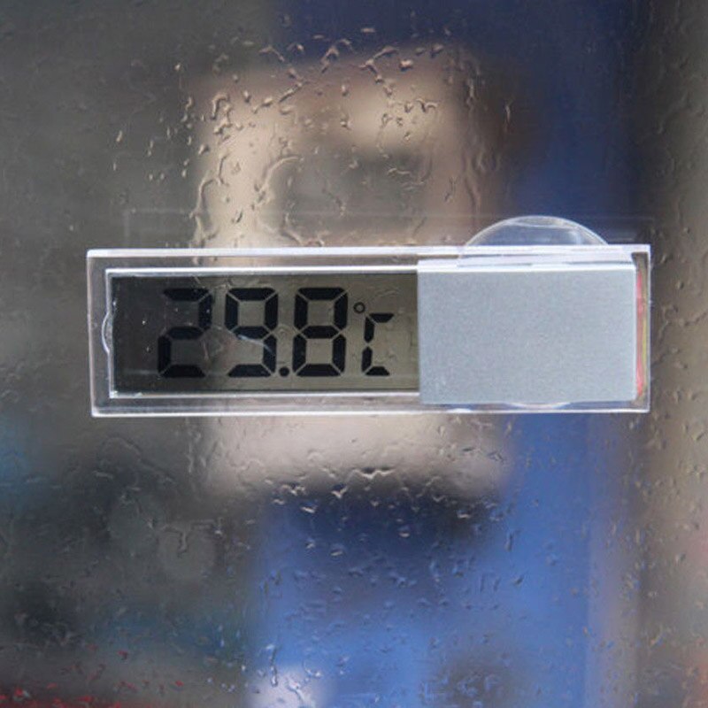 Digitale Thermometer Osculum Type Celsius Fahrenheit LCD Temperaturen Meter Zuignap Voor Indoor Outdoor-M25