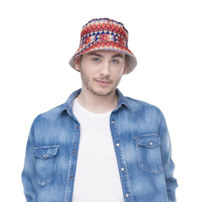 Unisex Hip Hop Emmer Hoed Camo Dog Paisley 3D Print Wide Brim Visser Cap M6CD