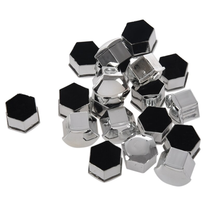 20 stuks 17mm auto plastic doppen bouten afdekkingen moeren lichtmetalen velgen voor skoda, mercedes, bmw