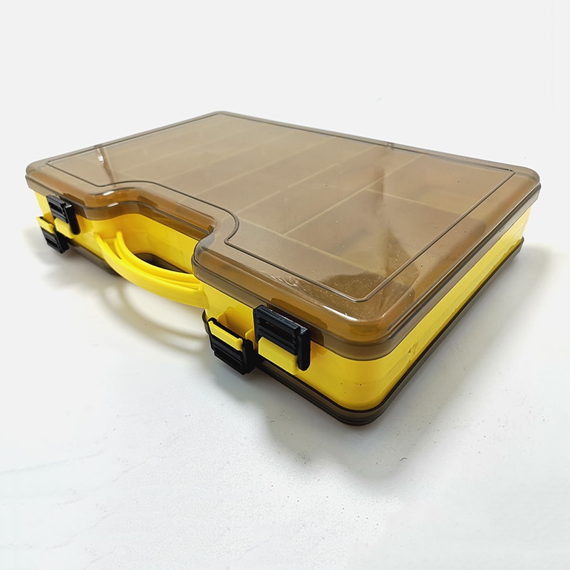 Portable Double-sided Fishing Lure Fishing Tackle Box With Adjustable Large-capacity Fishing Tackle Storage Box