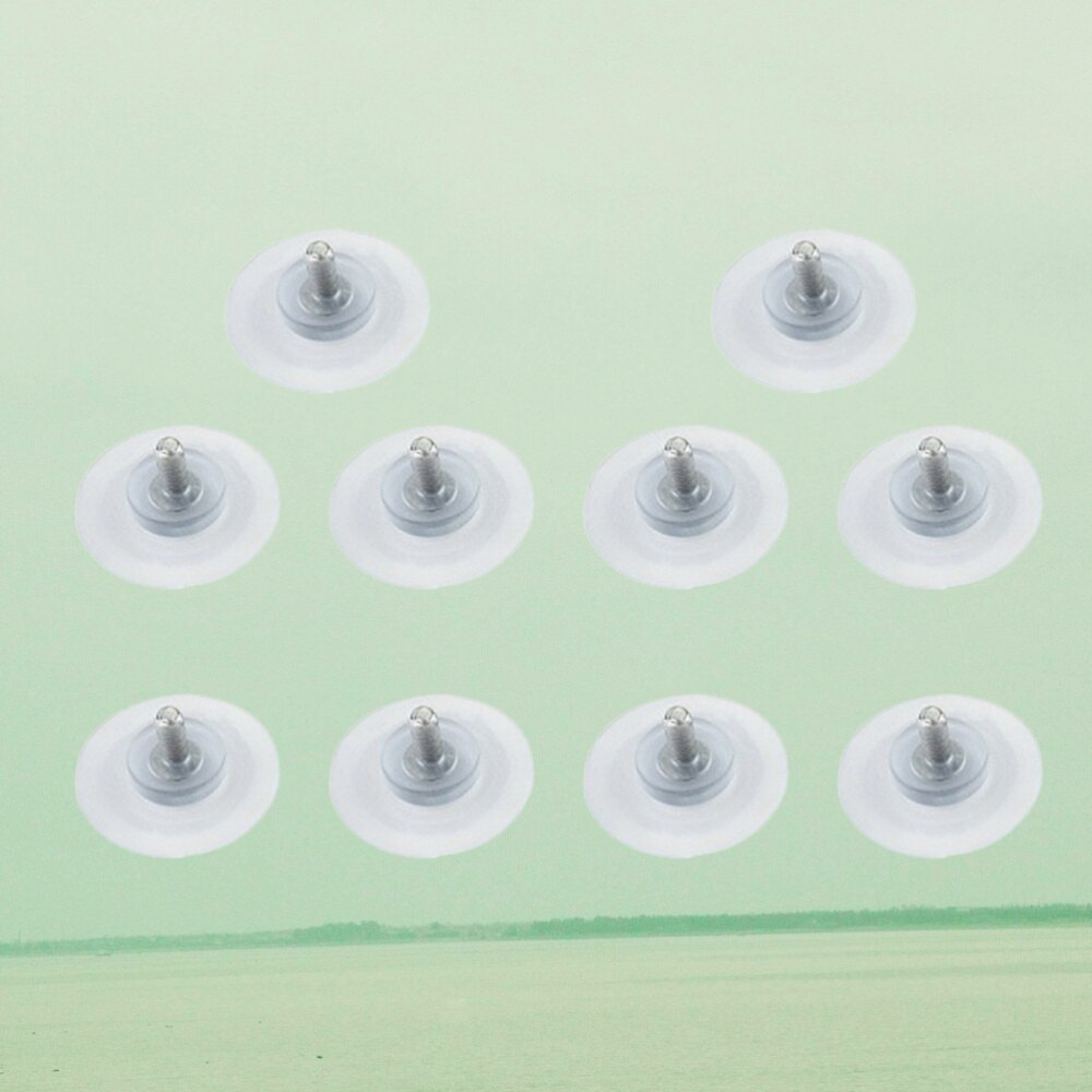 10 stuks zuignappen, stevige anti-botsing pvc met schroef, zuignap ophangkussen, zuignap voor glazen tafel