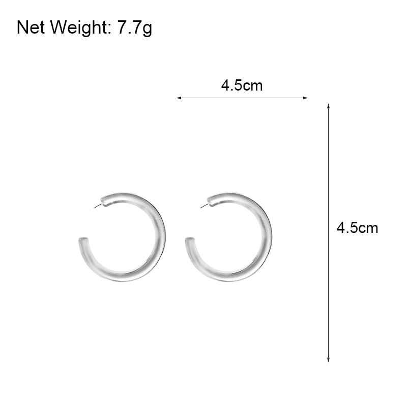 Amorcome Mode Ronde Cirkel Acryl Hars Hoepel Oorbellen Voor Vrouwen Verklaring Transparante Geometrische Earring Sieraden