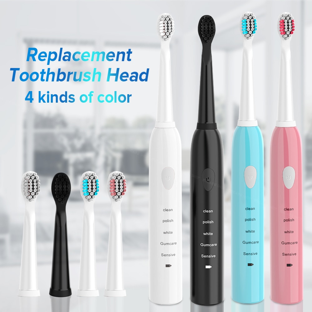 4PCS Detachable Replacement Brush Heads Fit Advance Power Sonic Electric Toothbrush Heads Pro Health Soft Hair Tooth Brush Head