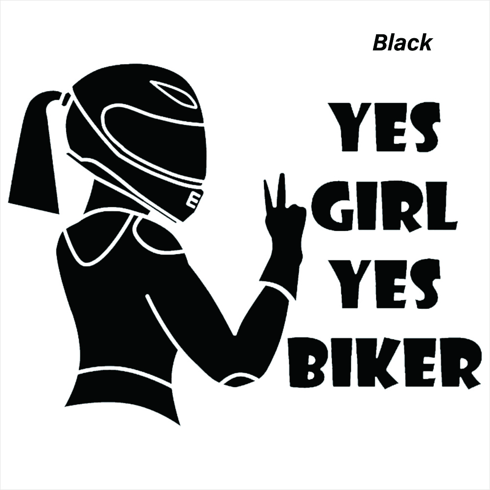 Respect Biker Sticker voor op auto motorfiets vinyl 3D stickers motorfiets vinyl 3D stickers en stickers motorfiets accessoires: Fluorescerende Gele