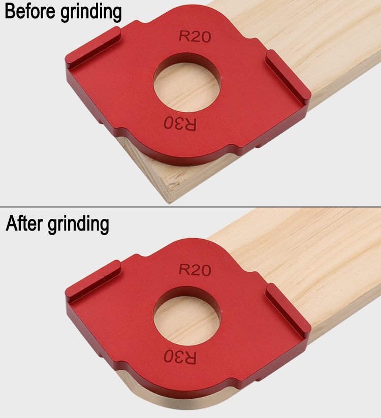 2 st/set  r10-r15 r20-r30 träpanel radie quick-jigg fräsbord bits gravyr maskin trimmer jig hörn mallar kit