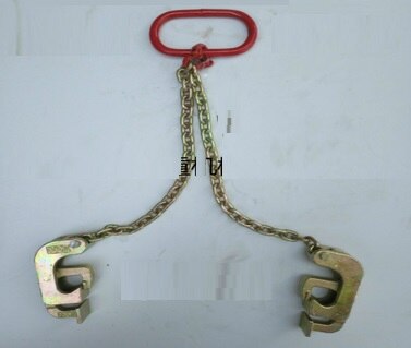 1Ton for 2 barrel iron drum lifter, clip hanging clamp, drums barrel chain sling hook: 40020034