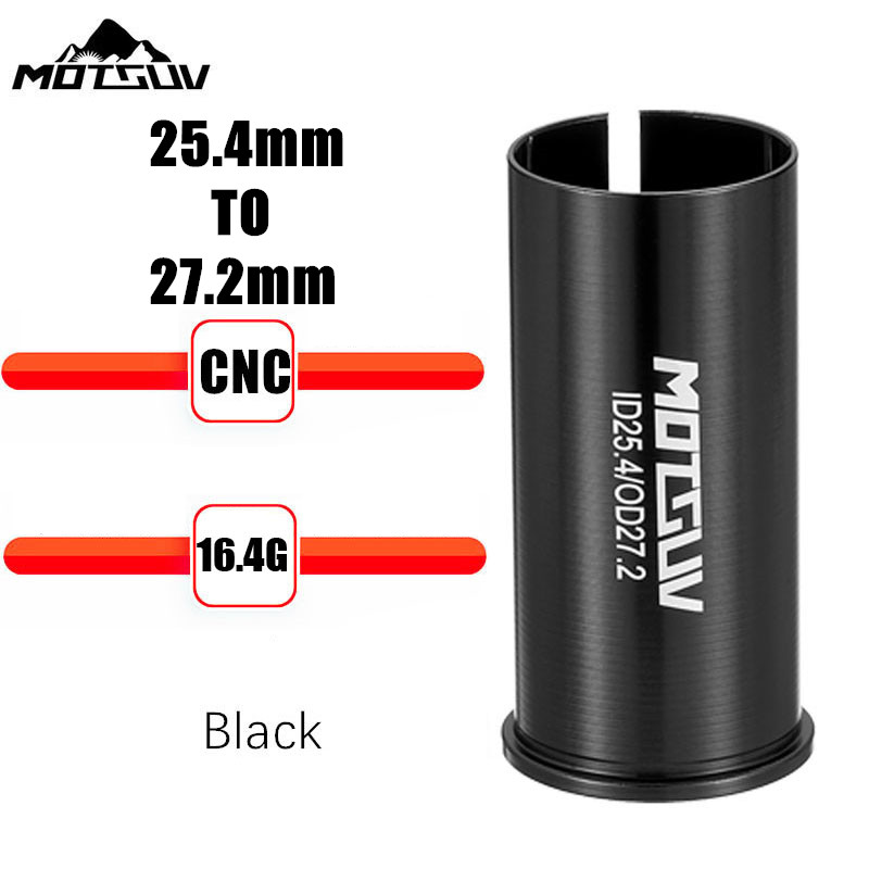 MOTSUV Fahrrad Sattelstütze Adapter Legierung Hülse Konvertieren Sattelstütze Rohr Konvertierung Adapter 25,4 27,2 28,6 30,4 30,8 31,6 33,9 34,9mm: Gelb