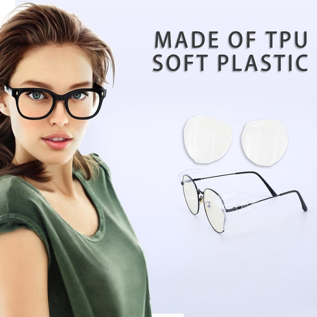 Tpu Bril Beschermende Vleugels Flank Bescherming Bijziendheid Bril Side Beschermende Vel Splash-Proof Vleugels