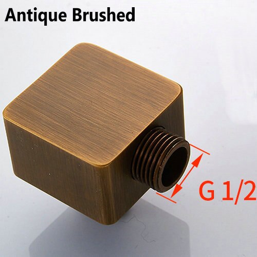 Water Outlet Spout Solid Brass Concealed Shower Plumbing Hose Connector: antique F style