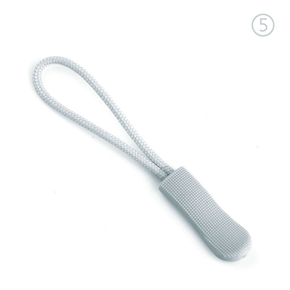 Lot de 50 tirettes de fermeture éclair, pour fixation d'étiquettes de cordon, clip de remplacement pour fermeture éclair, boucle coulissante, sac, valise, vêtements, tente, sac à dos: Couleur 5