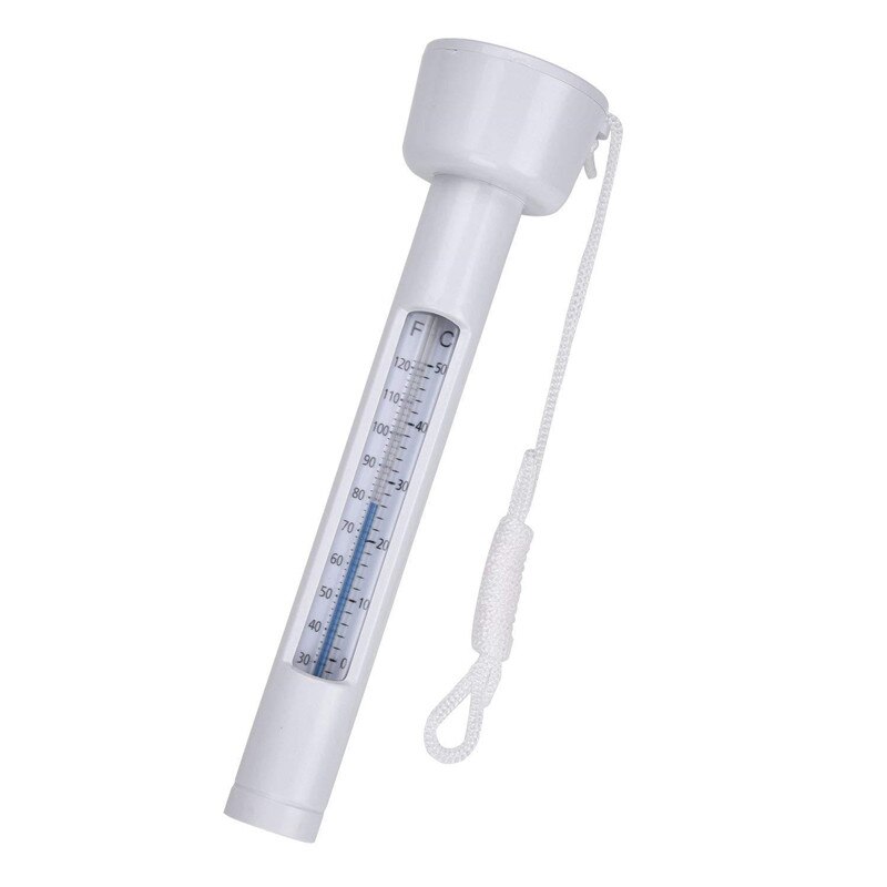 Outdoor indoor swimming pool temperature glass thermometer easy use