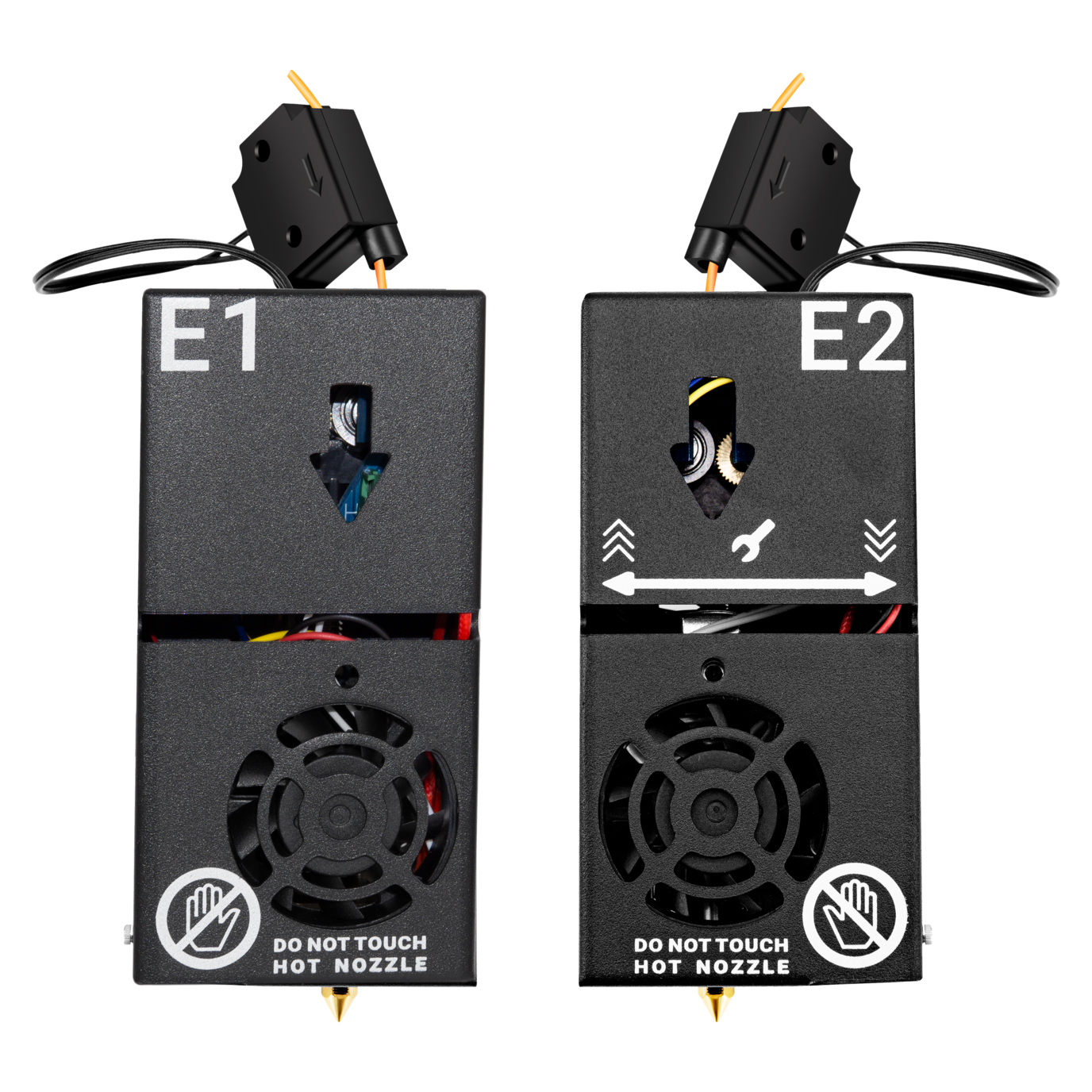Tenlog Dual Extruder &amp; Nozzle Kits with Fialment Runout Sensor Support Rapid Disassembly to Replace Nozzle Kits