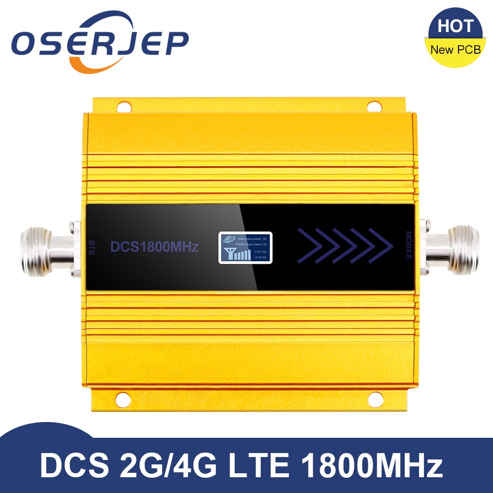 PCB 4g Lte 1800 mhz Booster LCD GSM Amplificador GSM 2g 4g Booster DCS 1800 Booster mobiele Telefoon Signaal Versterker Repeater