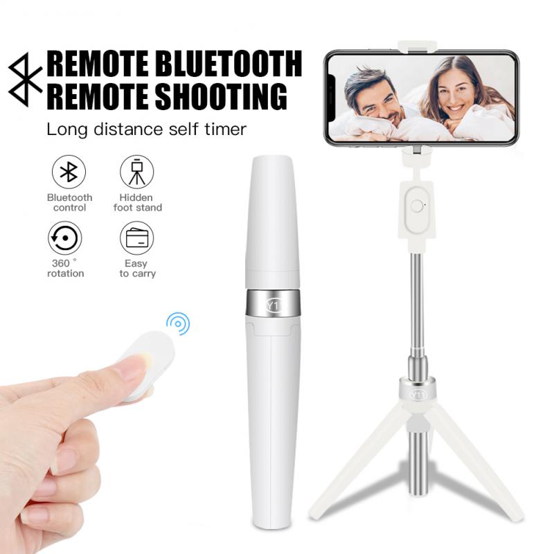 3 In 1 Wireless Bluetooth Selfie Stick For Iphone/Android/Huawei Foldable Handheld Monopod Shutter Remote Extendable Mini Tripod
