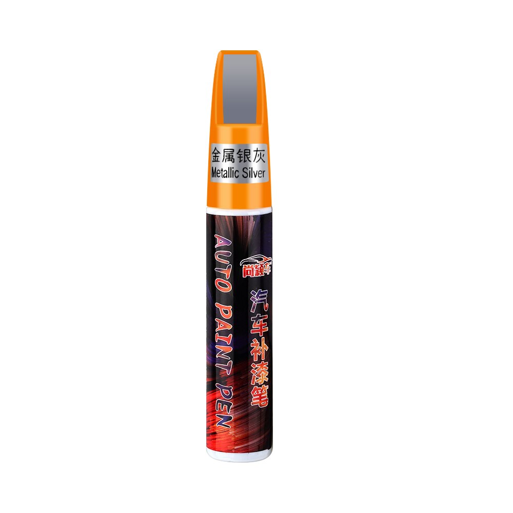 Car Mending Fill Paint Pen Waterproof Repair Painting Scratch Clear Remover for Ford Fiesta Focus Mondeo Ecosport Kuga Focus ST: Metallic Silver