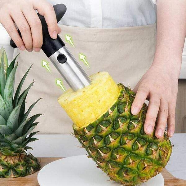 Rvs Ananas Slicer Peeler Fruit Corer Slicer Keuken Easy Tool Ananas Spiraal Snijder Gebruiksvoorwerp Accessorie