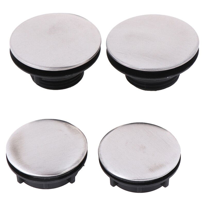 Tapa de orificio para grifo de cocina, 2 uds., grifo de fregadero de acero inoxidable