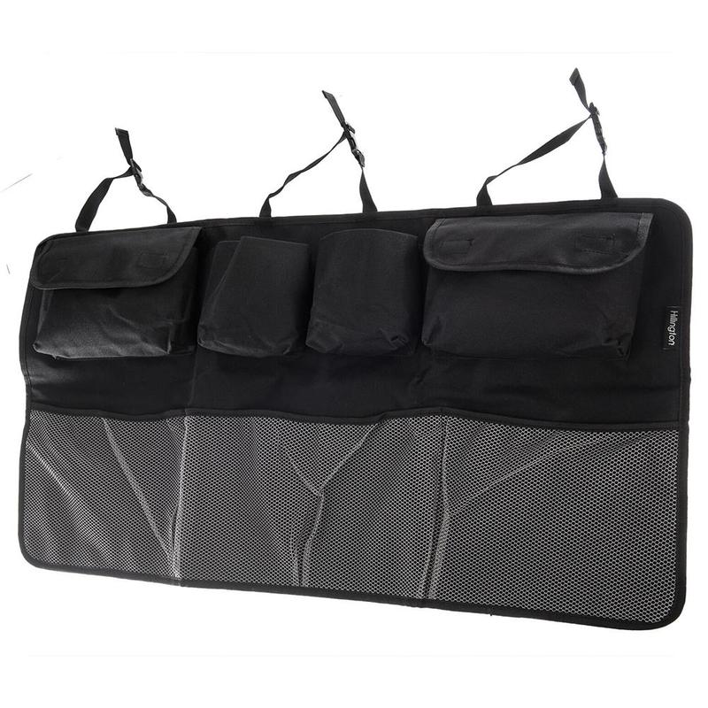 Car Boot Organiser tidy Back Storage Bag Hanging Bag Bag Accessories Organizer Rear Storage Pocket Car Trunk E1L0
