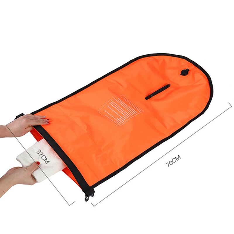 Waterproof 20L Airbags Swimming Bag Anti-snoring Storage Lifebuoy Buoy Prevent Drowning for River Trekking