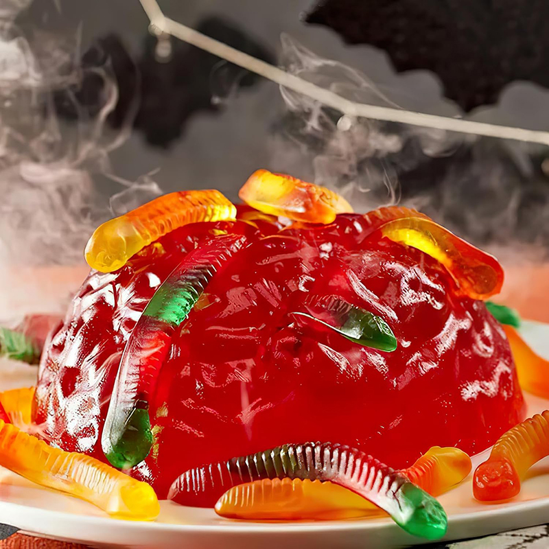 Halloween mózg silikonowe formy robić pieczenia deser ciasto patelnia czekoladowe galaretki gadżety kuchenne akcesoria Moldes Para Hornear narzędzia