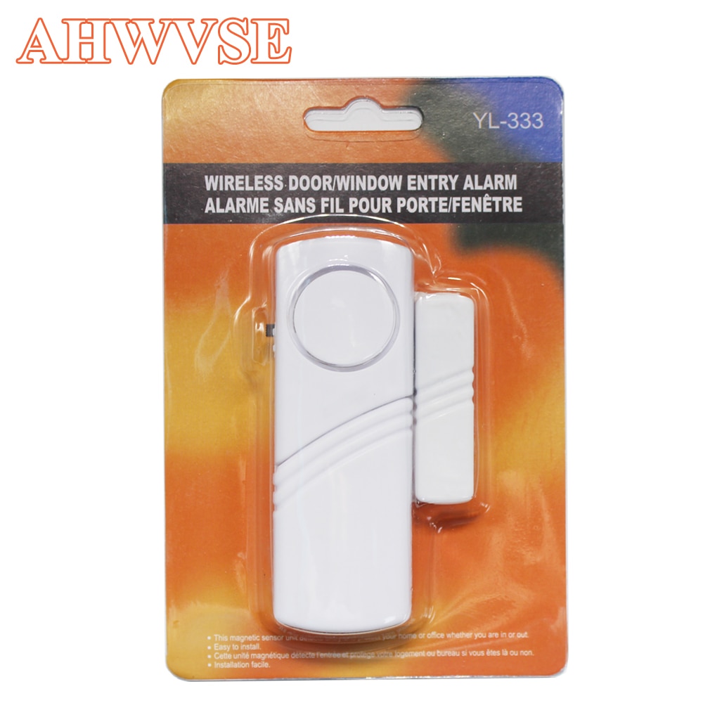 Digi-office Wireless Door Window Magnetic Alarm Kit With 2 Remotes – 110dB, SF03R