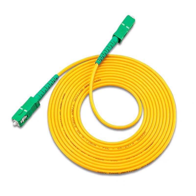 Cable de parche óptico LSZH para fibra óptica, jumper, SC APC a SC APC Simplex, 2,0mm, 3,0mm, modo único, 10 Uds.: 3M