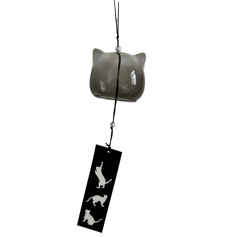 Vidro transparente Wind Chime, DIY Graffiti pintados à mão Wind Chime, adequado para decoração ao ar livre, Festival da Primavera