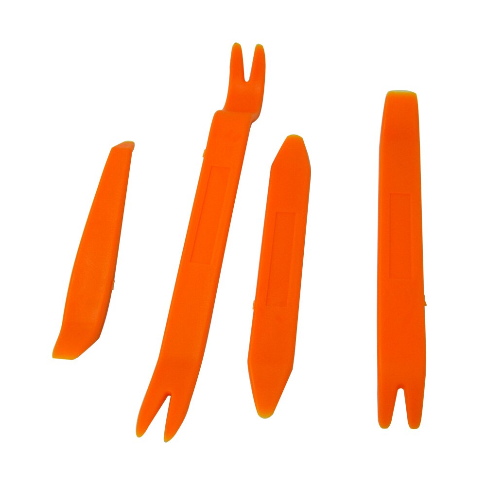 2- in- 1 auto lcd clip-on digitale temperatuur thermometer klok kalender auto blauwe achtergrondverlichting klok auto accessoires: Verwijderingsgereedschap