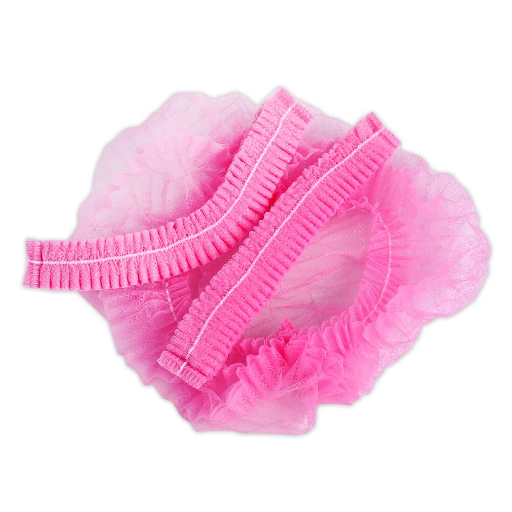 20pcs Disposable Nonwoven Bouffant Caps Hair Net Unisex for Hospital Salon Spa Catering/Dust-free Workspace Chef Cap Hair Nets