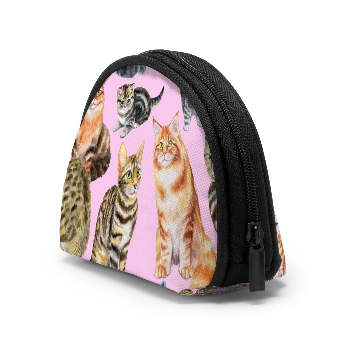 Mand kvinder smart pung visitkort pung kredit business minikort pung akvarel katte