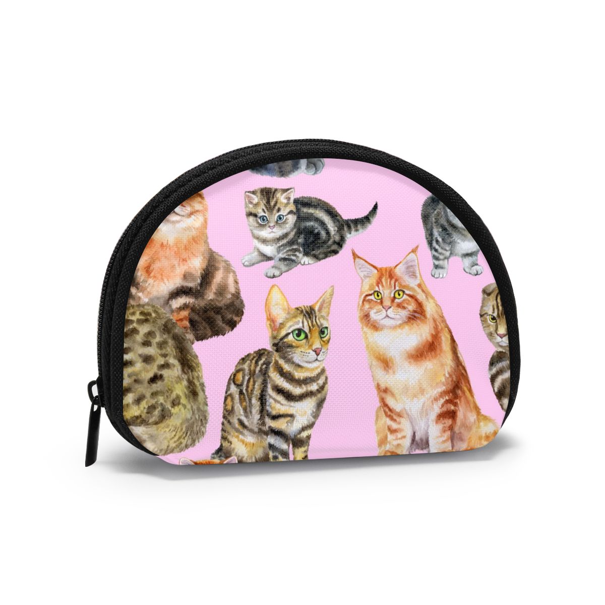 Mand kvinder smart pung visitkort pung kredit business minikort pung akvarel katte