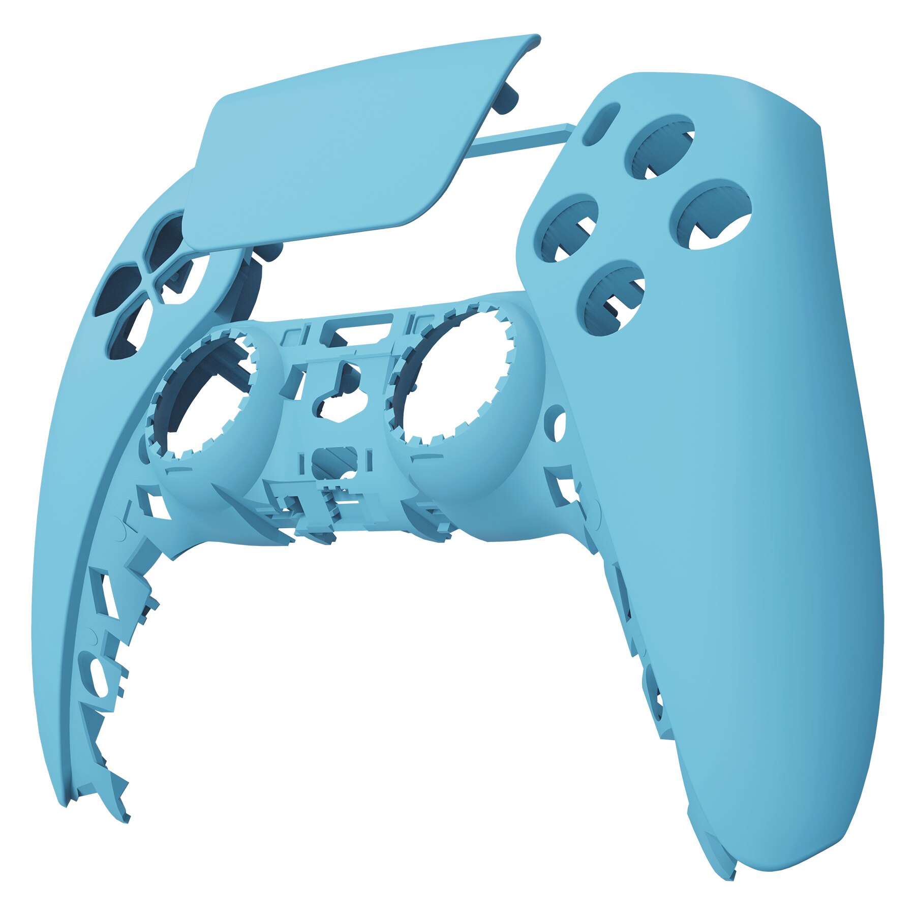 EXtremeRate Weiche Touchpad Front Gehäuse Shell DIY Shell Benutzerdefinierte Touch Pad Abdeckung Frontplatte Kompatibel mit PS5 Controller