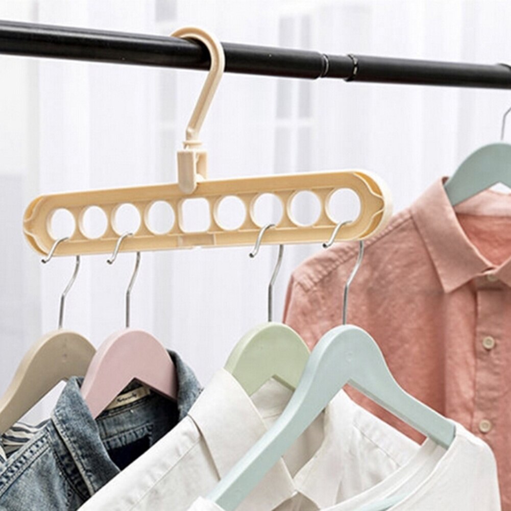 Anti-Unterhose 9-See Kleidung Hosen Schal Aufhänger Trocknen Gestell Haken Schrank Veranstalter