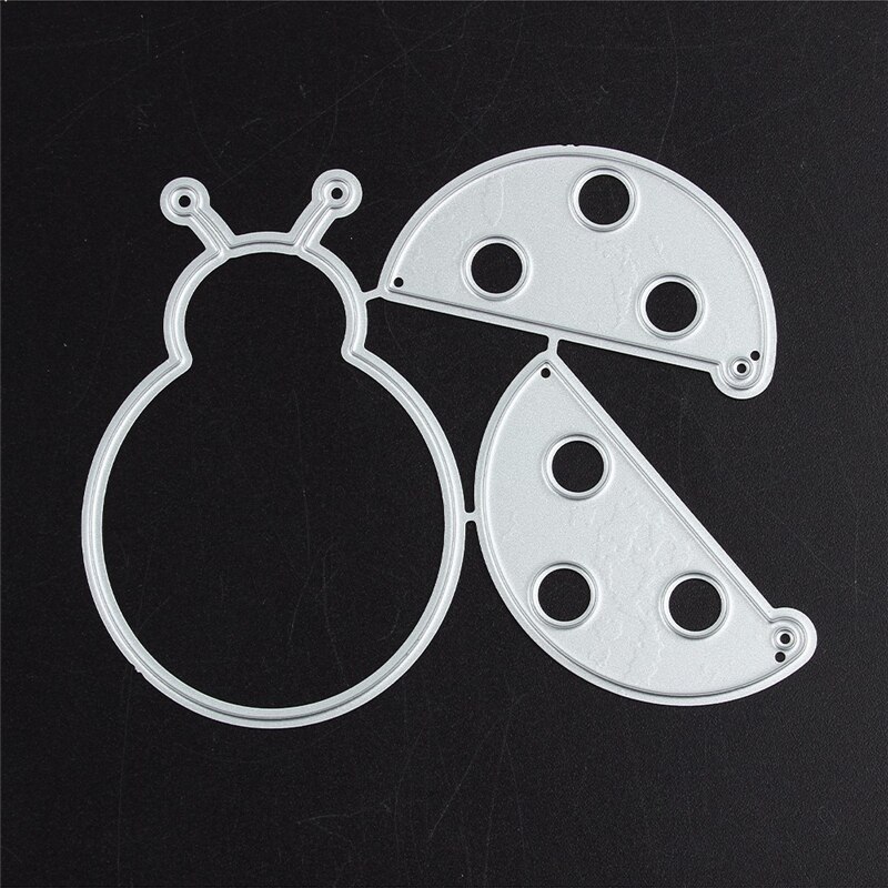 Biedronka metal wykrojniki szablony DIY Scrapbooking znaczki zwierząt foremki robić wycinania album papierowy kartki z życzeniami urodzinowymi wytłaczanie rękodzieło