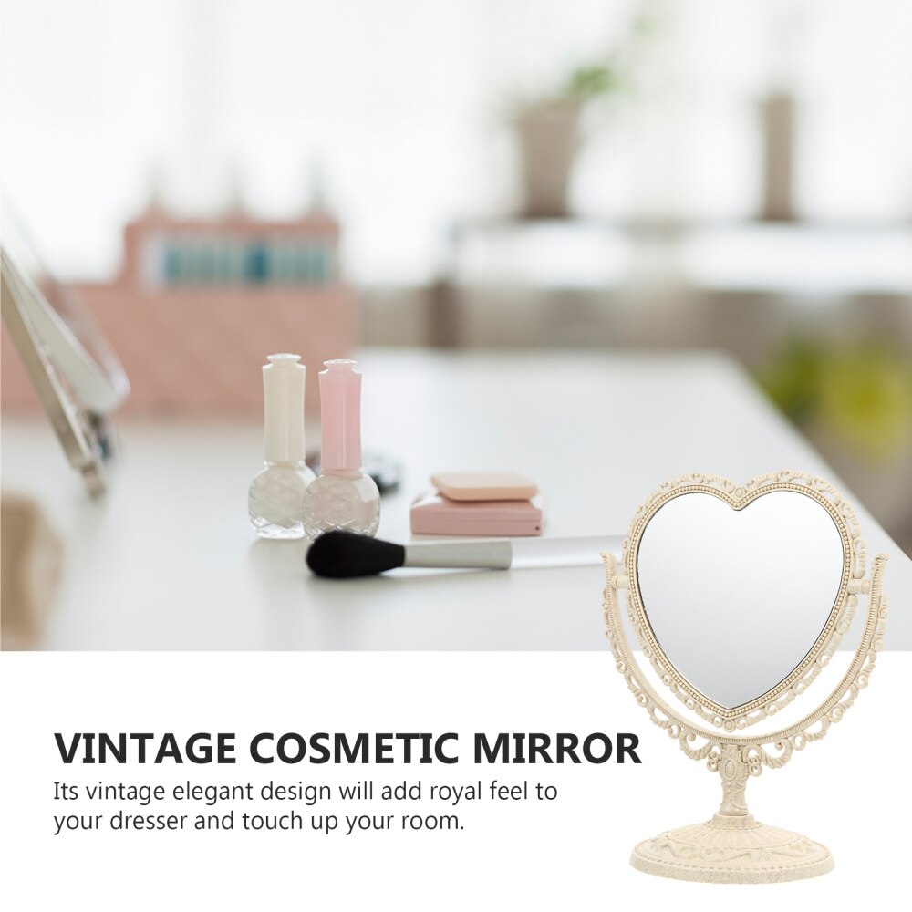 Espejo de tocador Vintage para maquillaje, 1 unidad