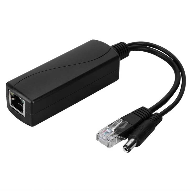 Poe Splitter 48V Naar 12V Poe Connectors Adapter Kabel Splitter Injector Voeding Voor Huawei Hikvision Gegevensoverdracht