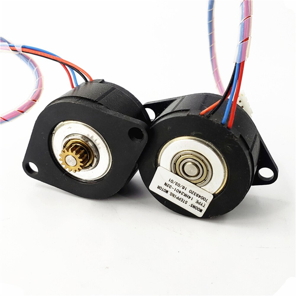 Micro Mini 36mm Stepper Motor 2-phase 4-wire Miniature Small Motor 14hk2401 Synchronous Wheel Monitoring Pan Tilt PTZ 0.9 Degree