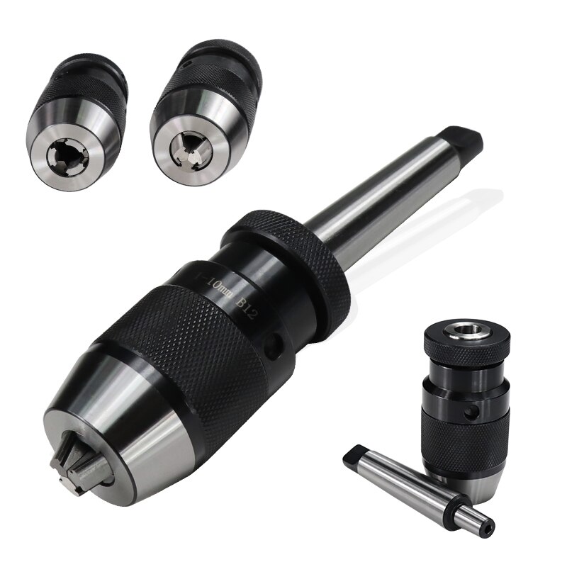 Xcan nyckelfri borrchuck  b10 b12 b16 b18 b22 med  mt2 morse tapper skaft cnc borrmaskin borrchuck