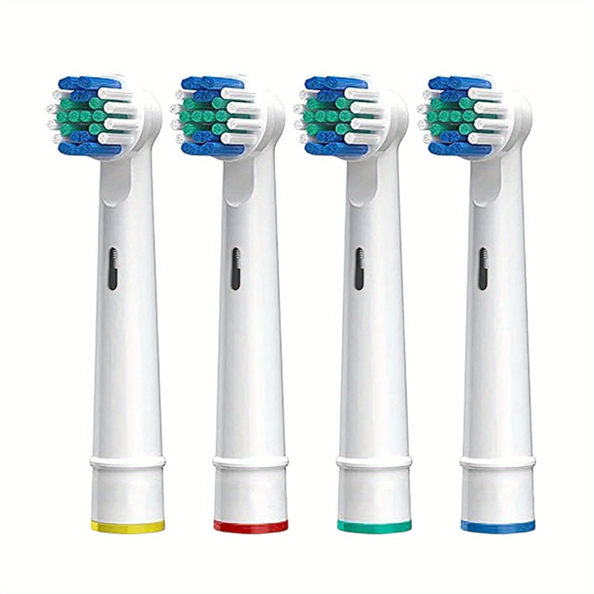 Têtes de brosse à dents de rechange compatibles avec Oral-B, 4/8/12 pièces têtes de brosse à dents électrique têtes de brosse pour Oral B remplacement Hea: Ivoire